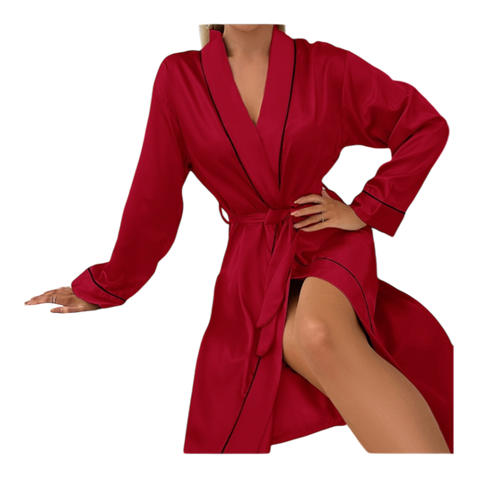 Premium Silk Bathrobe